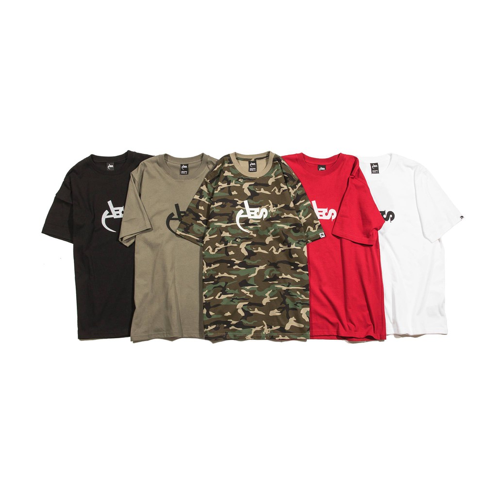Aes 17ss Online Shop Opening Logo Tee(迷彩/軍綠/黑)