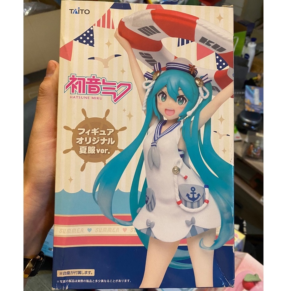 公仔 現貨 全新 代理 TAITO 景品 初音未來 初音 MIKU 原創夏服 Ver. 完成品