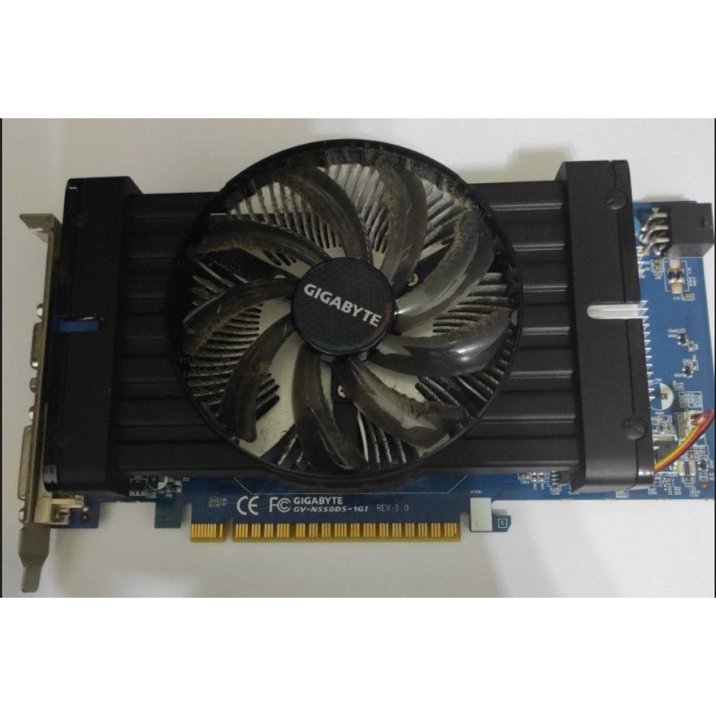 二手良品 技嘉 GTX550 TI 1G D5 上打GTX650、功能正常便宜賣！( GT640、GT730、GT740