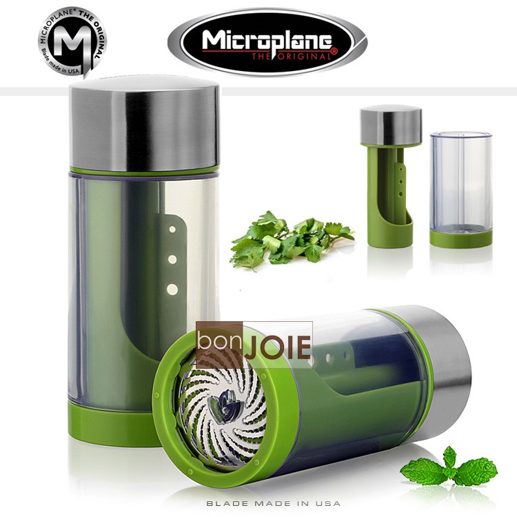 Microplane Herb Mill Stainless Steel (2.0版) 香草香料旋轉式不銹鋼研磨器 刨刀