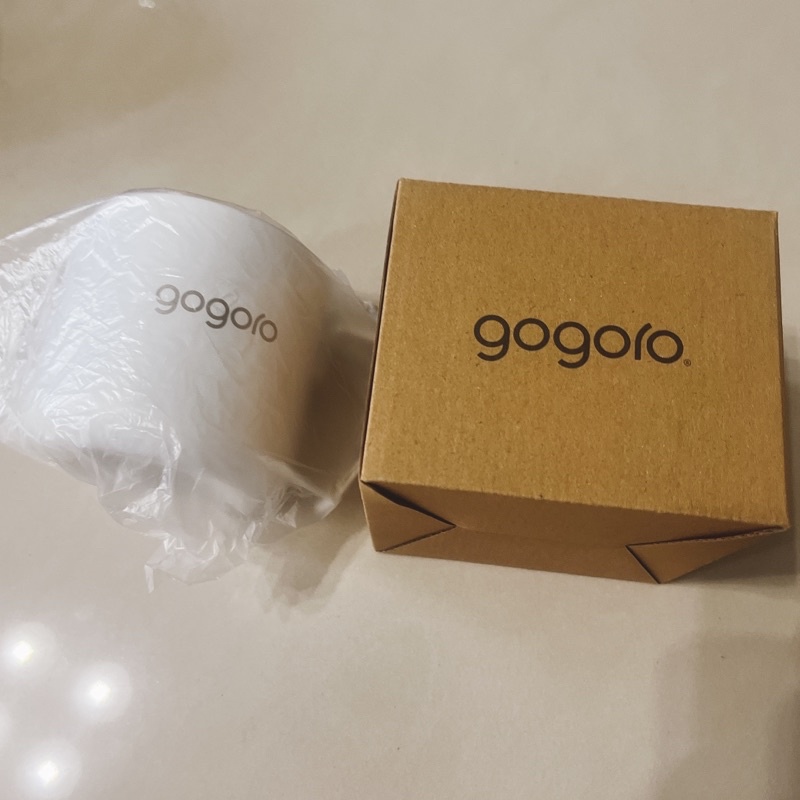 全新~GOGORO真空隔熱不鏽鋼馬克杯(白)350ml~