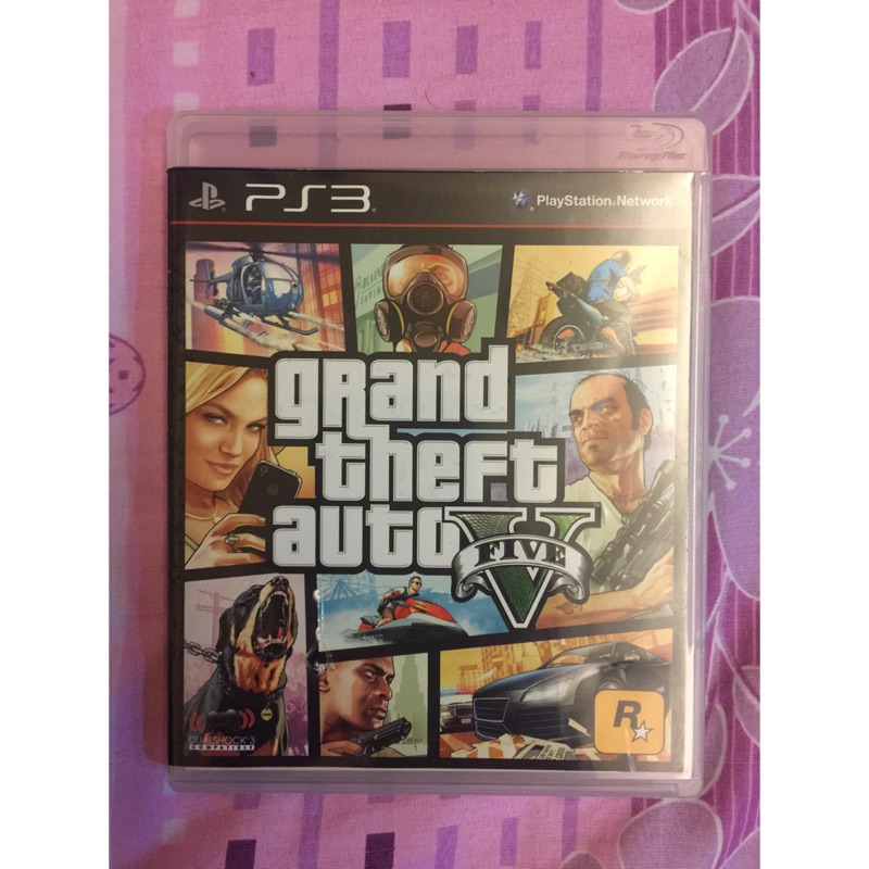 PS3正版遊戲片 GTA5 (俠盜獵車手5) 中英文合版