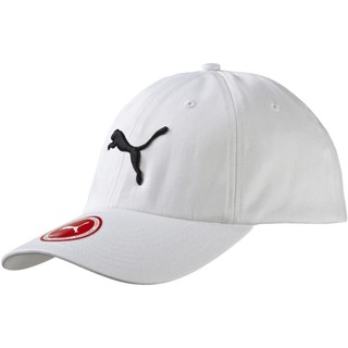 PUMA 基本款 棒球帽 鴨舌帽 黑色 刺繡logo 休息 運動 帽子 白色/藍色