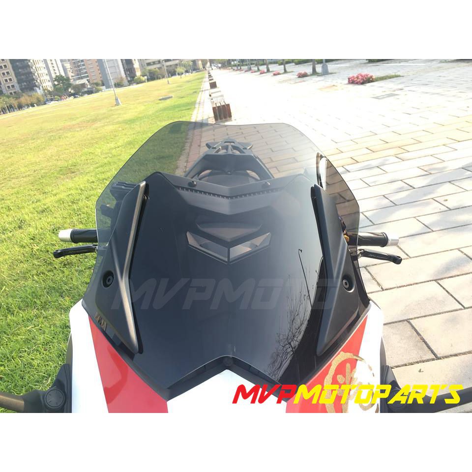 【MVP摩托精品】MVP TMAX 530 原廠型燻黑 短風鏡