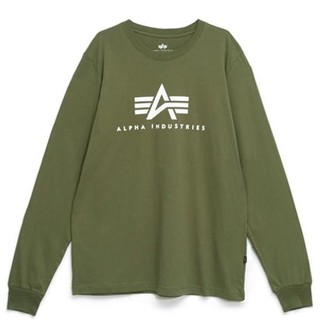 【YOYOGI PLUS】ALPHA BASIC LOGO LONG SLEEVE TEE 薄長袖 (綠)