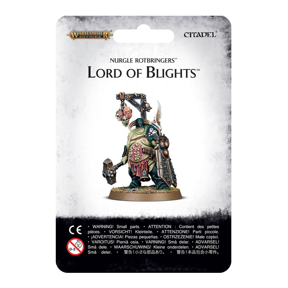 Warhammer AOS 戰棋【納垢蛆魔】枯萎領主 Lord of Blights