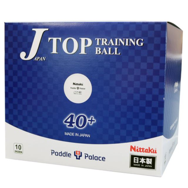 『良心桌球小舖』Nittaku J-Top Training Ball 40+ 日本製頂級練習球 (120顆)