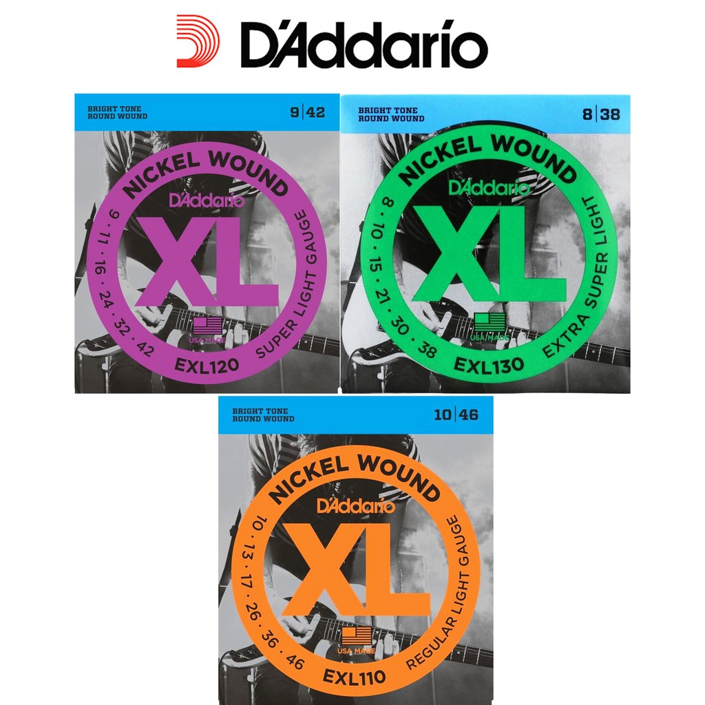 Daddario 電吉他弦 EXL110 EXL120 EXL130 吉他弦 達達里奧 原裝包裝 防潮包裝