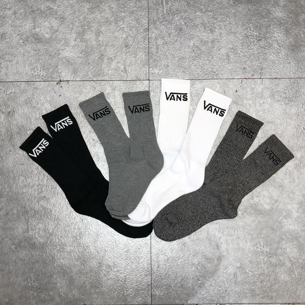 【Faithful】VANS LOGO Classic Crew Socks【VANSSC01】4色 小腿襪 長襪 襪子