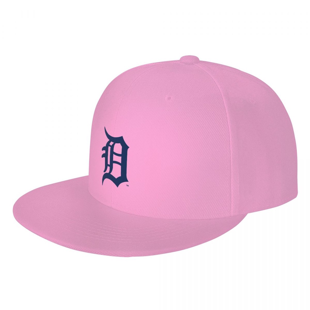 Detroit Tigers Logo MLB 平帽遮陽帽 印花鴨舌帽太陽帽 帽子 板帽 嘻哈街舞帽 平沿帽 潮帽 平簷