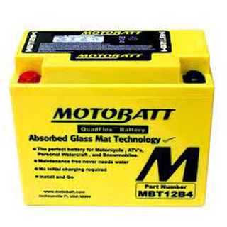 《輪胎城》MOTOBATT MBT12B4 黃霸電池 膠體電池 長效電池