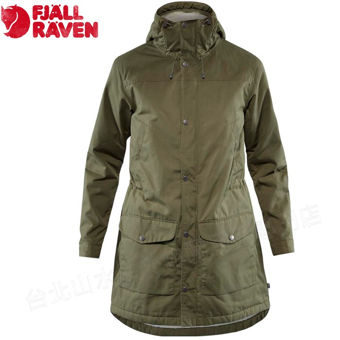 Fjallraven 小狐狸 保暖外套/軍裝夾克Greenland Winter Parka 女89738 625月桂綠