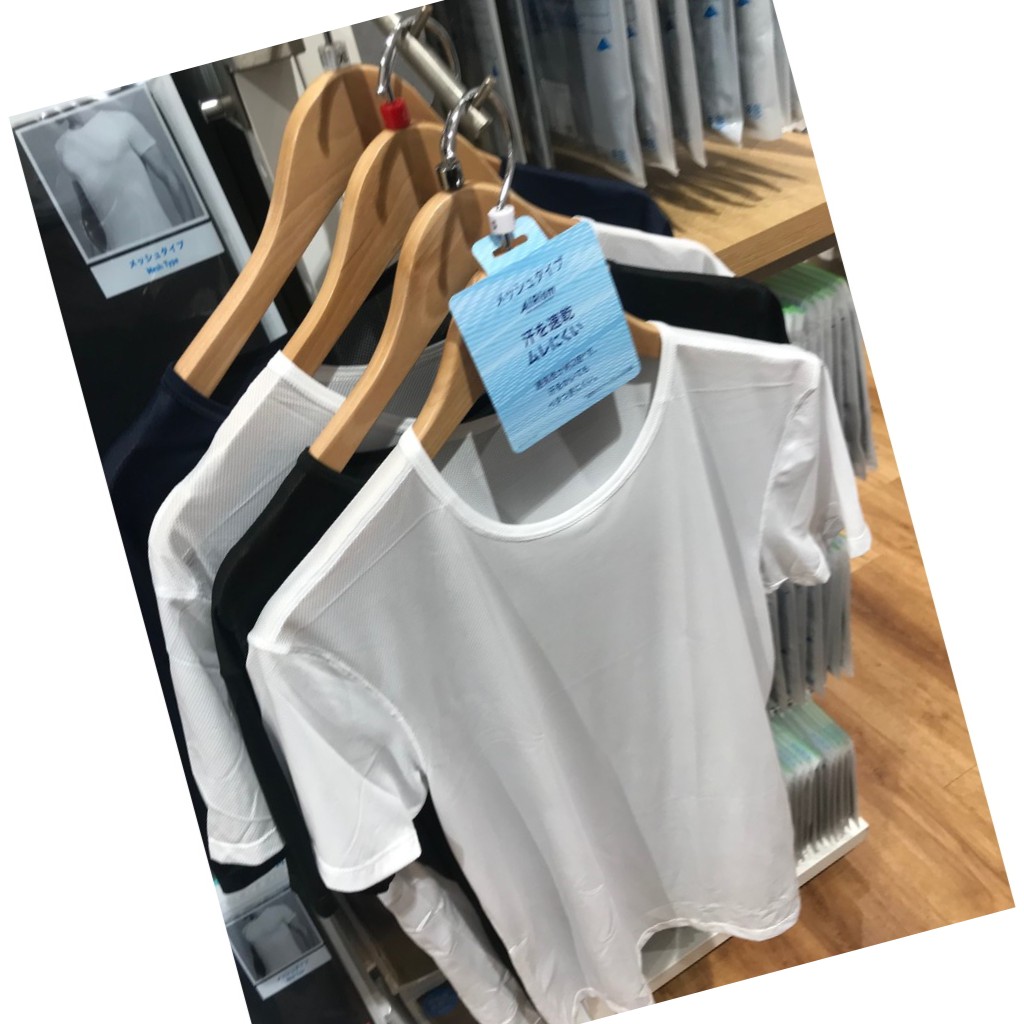 AIRism 男裝 網眼圓領T恤(短袖) 輕盈涼感衣系列 UNIQLO