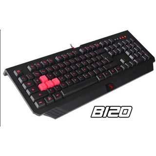 盒裝 電競鍵盤 雙飛燕 Bloody B120 TUROB 連環招防水背光鍵盤