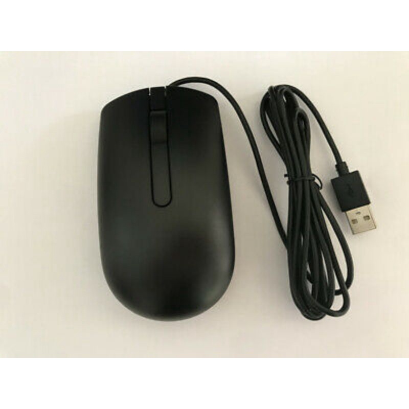 Dell DV0RH MS116 Black Optical USB 有線滑鼠