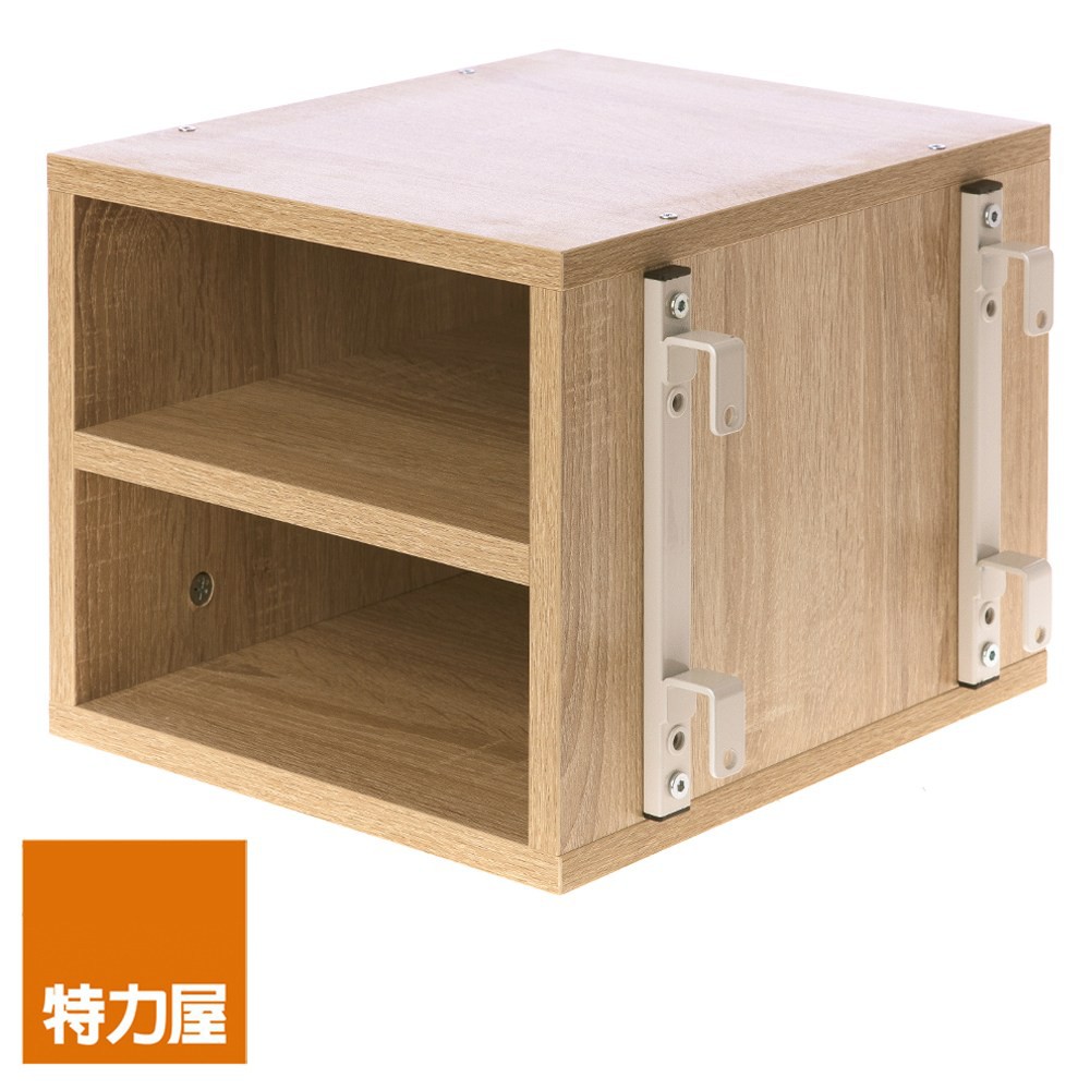 特力屋 萊特書桌兩層櫃配件 淺木紋色
