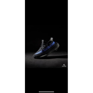 Adidas Originals愛迪達Yeezy Boost 350 V2 Dazzling Blue 男鞋 黑色 藍色