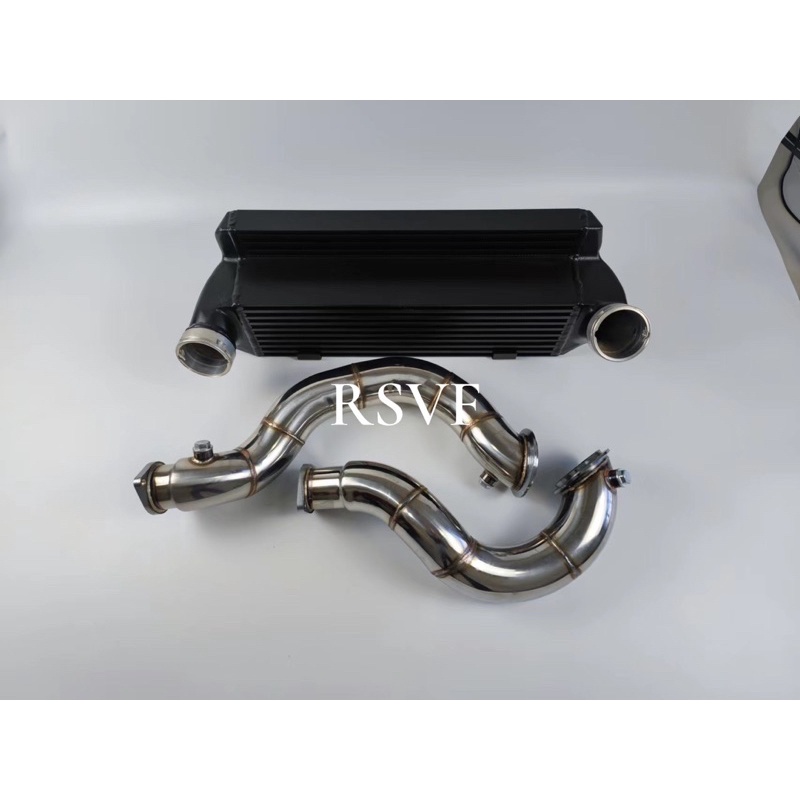 RSVF BMW N54 intercooler + downpipe 135i 335i