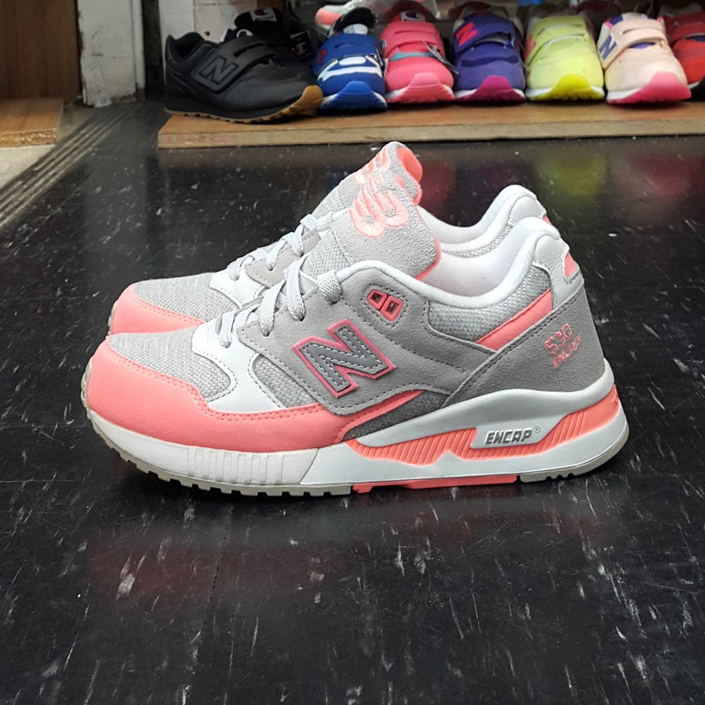new balance nb 530 W530FIM 白色 粉紅色 白粉 灰色 淺粉 珊瑚粉 大鞋舌 慢跑鞋 電繡 復古