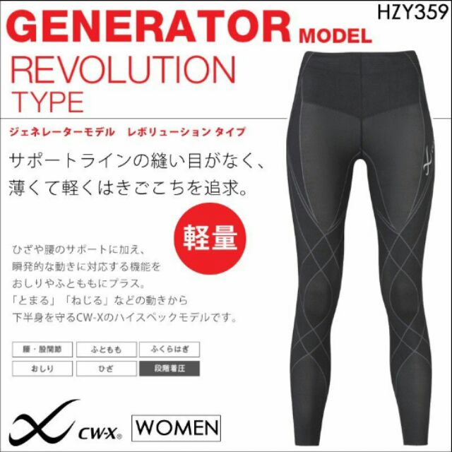 ※伶醬日貨※日本華歌爾女用CW-X壓力褲/運動褲/緊身褲Generator Revolution款HZY359