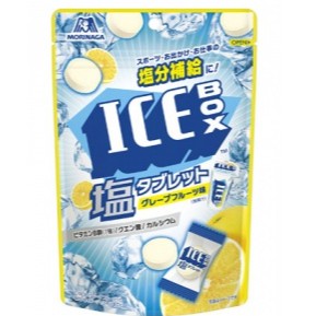 *貪吃熊*日本 森永製菓 葡萄柚風味鹽糖 錠鹽糖 運動鹽糖 ICE BOX葡萄柚鹽糖 森永鹽糖 鹽份補給糖 塩分補充糖