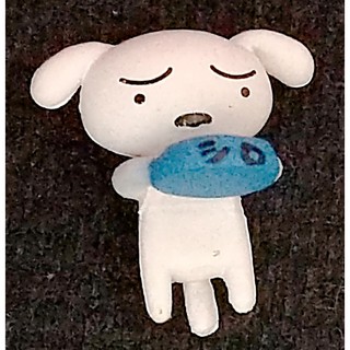 小白 蠟筆小新 公仔 盒裝 杯緣子 人偶 玩偶 模型 擺飾 狗