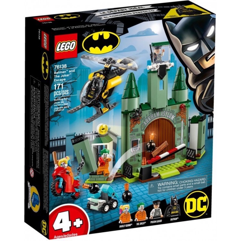 《艾芮賣場》全新絕版樂高現貨 LEGO 76138 蝙蝠俠 Batman™ and The Joker™ Escape