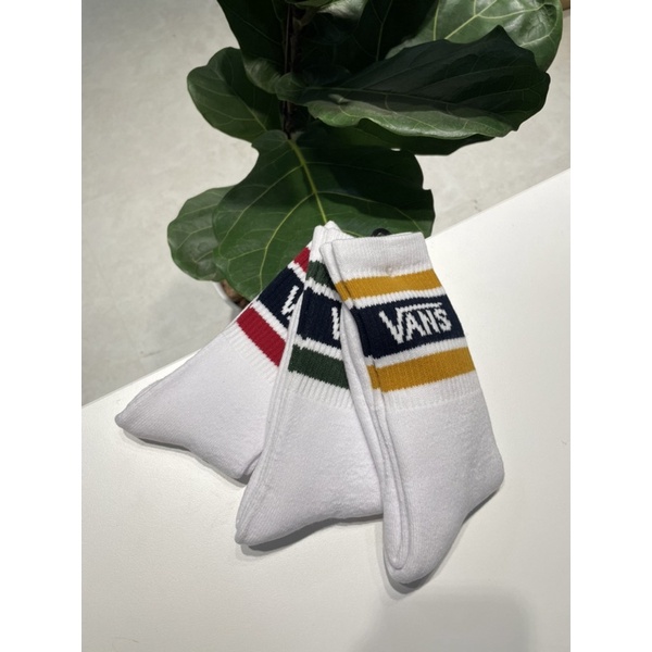 ｛ Via ｝台北信義 Vans BORDER SOCKS COLLEGE 襪子 三雙一組 現貨