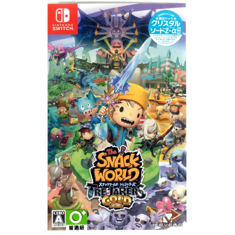 Nintendo Switch The Snack World 點心世界 黃金版 純日版 附限量封入特典
