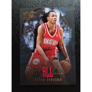 第3張 新人卡 戰神 1996-97 Fleer Ultra ALLEN IVERSON All Rookie RC