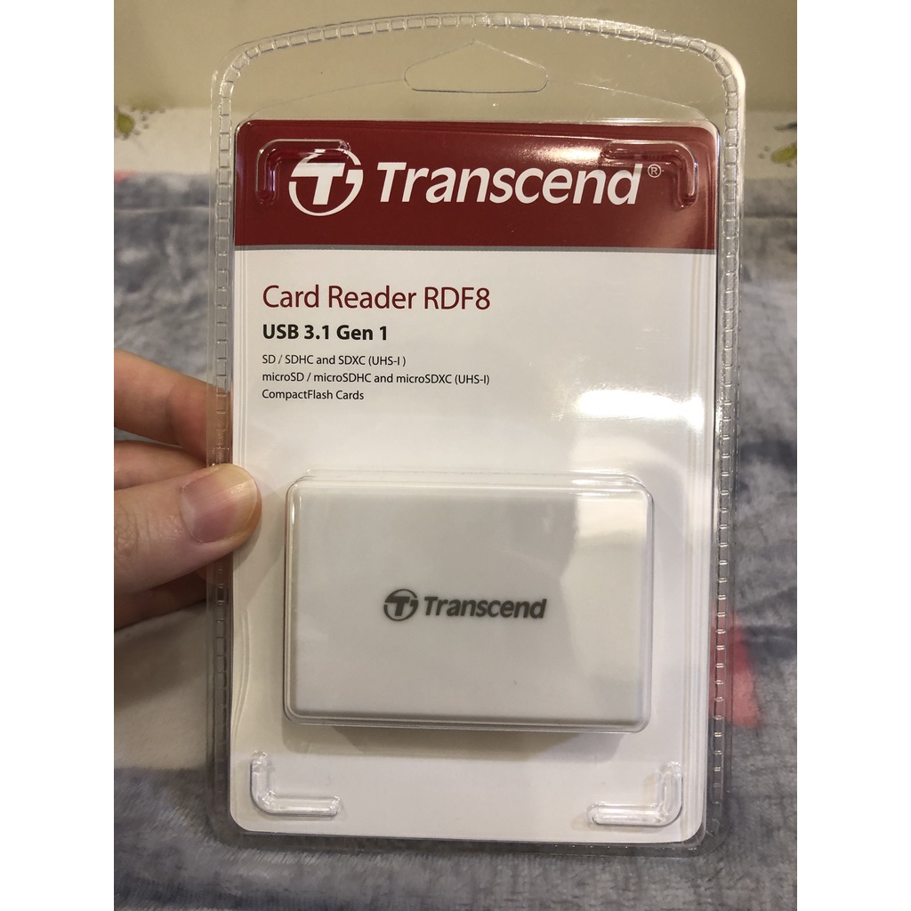 全新未拆! 創見 Transcend RDF8 USB 3.1 多合一讀卡機 TS-RDF8W2 白