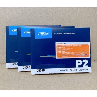【全新】美光 P2 250G M.2 PCIe SSD固態硬碟 五年保固(CT250P2SSD8)