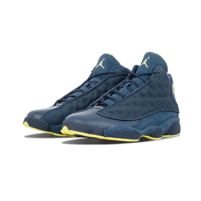 ［二手鞋鞋］Air Jordan 13 Retro Squadron blue 藍黃