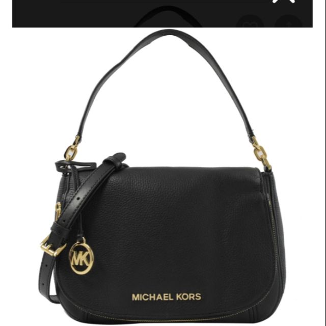 MICHAEL KORS BEDFORD牛皮翻蓋彎月包