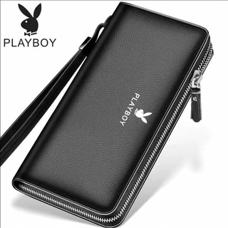 【翊店鋪】Playboy皮長夾 零錢包 錢包 男士皮夾 男士錢包 長款軟皮大容量手拿包 男用皮夾 錢包 經典長夾