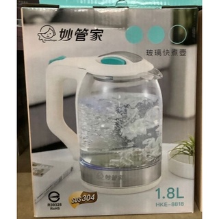 妙管家玻璃快煮壺1.8公升