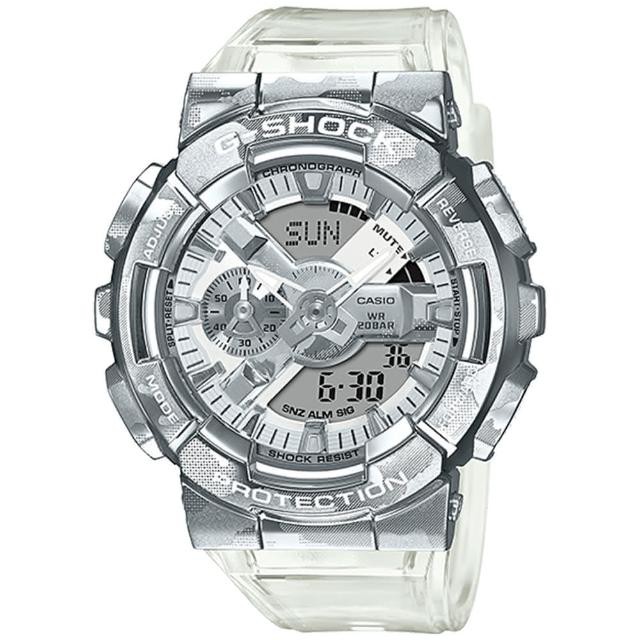 【聊聊私訊甜甜價】CASIO G-SHOCK 冰庫迷彩 GM-110SCM-1A