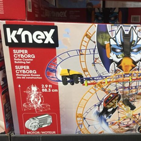 super cyborg roller coaster building set