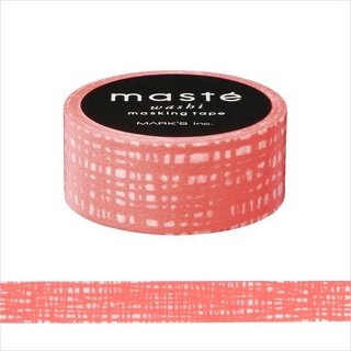 【紙膠帶分裝】日本和紙膠帶 日本品牌 MARK’S maste 筆觸 - 橘 紙膠帶分裝100cm
