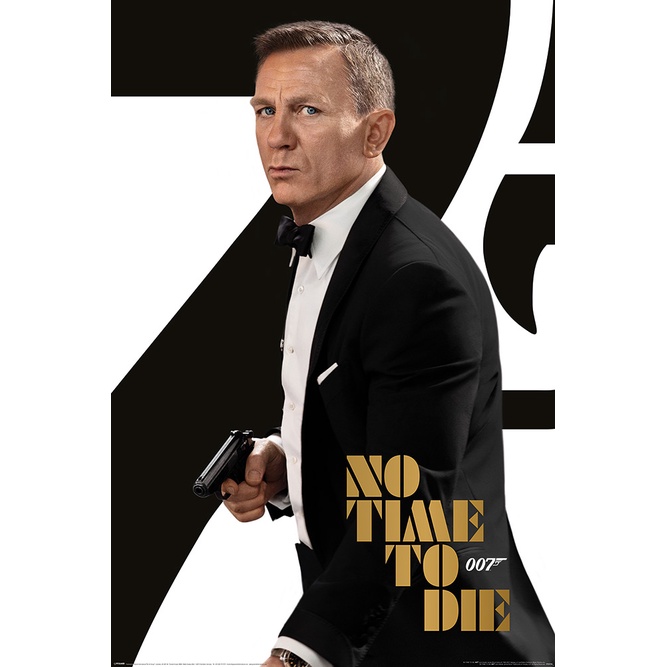 007:生死交戰 (Tuxedo 燕尾服) / James Bond No Time To Die - 英國進口電影海報