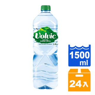 法國富維克Volvic天然礦泉水1500ml(12入)x2箱【康鄰超市】