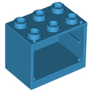 樂高 LEGO 深 天空藍色 櫃子門 門 抽屜 2x3x2 4532 Azure Container Cupboard