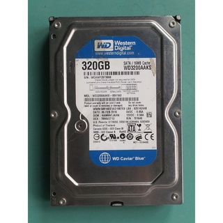 WD藍標 3.5吋 320GB(320G) SATA硬碟 WD3200AAKS-00V1A0 不良 A121