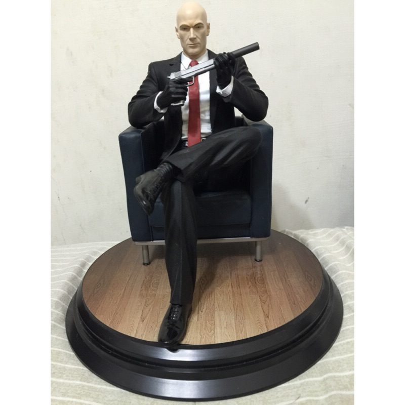 限定下標 PS4 典藏版限定 hitman 殺手47 代號47 公仔 模型 雕像 擺設 人偶 特典 收藏品
