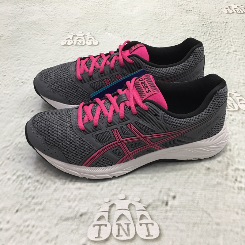 《TNT》ASICS GEL-CONTEND 5 女 WIDE 寬楦 耐磨 工作鞋 慢跑鞋 灰桃1012A231-021