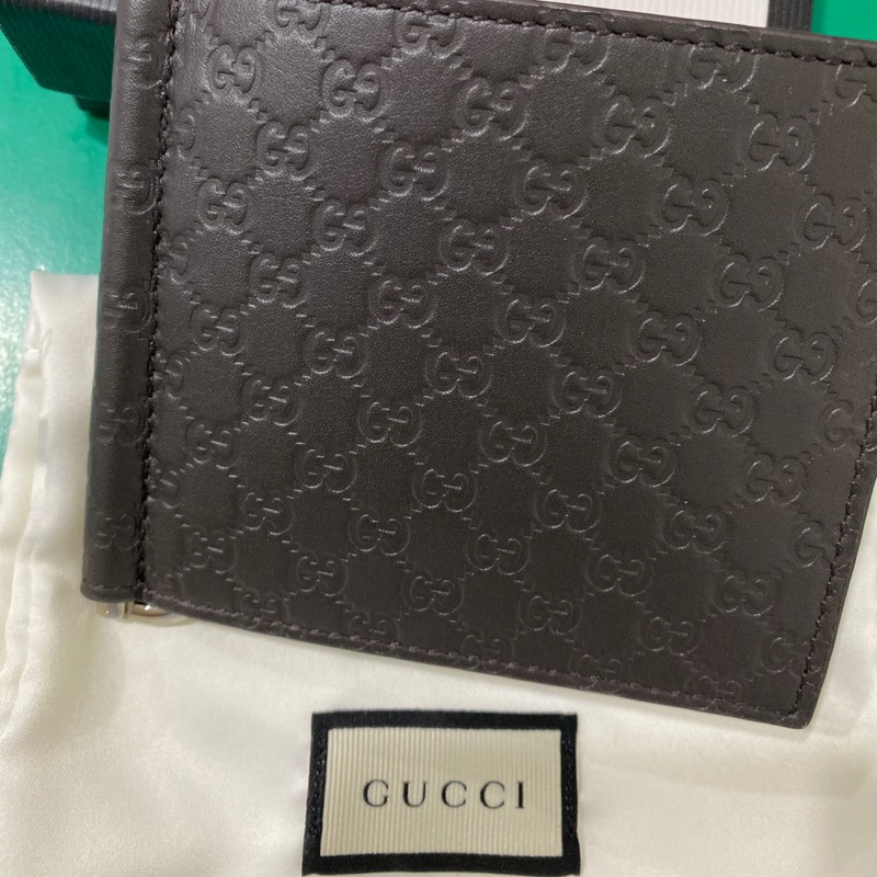 義大利親自帶回 保證正品GUCCI 男用皮夾