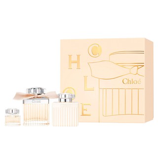 香妮💋CHLOE 旋轉幸福 同名香氛典藏 禮盒(經典同名75ml淡香精+乳液100ml+淡香精5ml )