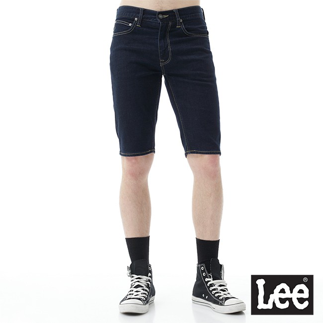 Lee 牛仔短褲 男 深藍 Modern LS170009T00