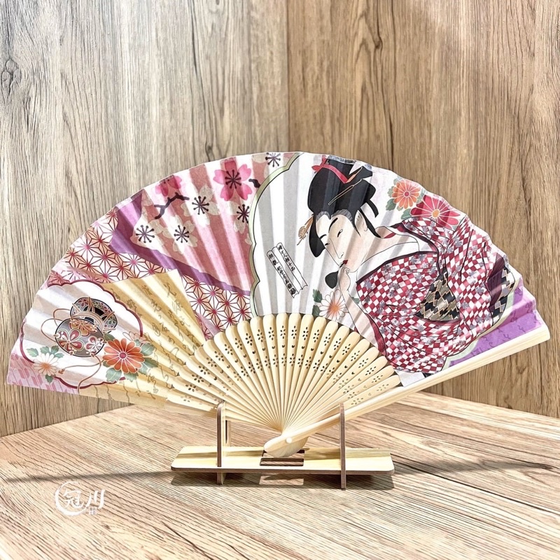 和風扇子送底座折扇日本扇子擺件擺飾和風居酒屋日式料理宴王點心宴 蝦皮購物