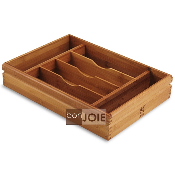 德國雙人牌 竹製餐具收納盒 (湯匙 叉子 筷匙 刀叉 收納盤 木盒 木盤 木頭盒 木頭盤 竹子製 ZWILLING